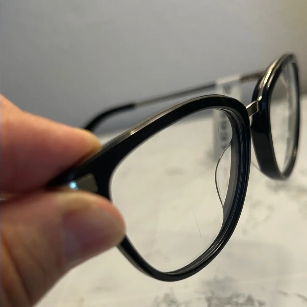 Robert Steffani RS 167 90 Black Glasses with Silver Details